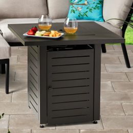 28" Square 50000 BTU Propane Fire Pit Table