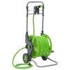 vidaXL Water Hose Reel with Wheels 174.6'+6.6'