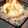 Outdoor Concrete Fire Pit Table Propane Fire Pit Patio Gas Fire Pit Table-Grey