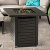 28" Square 50000 BTU Propane Fire Pit Table