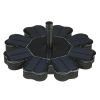 Solar Fountain Mini Bird Bath Floating Water Fountain Pool Pond Garden Decoration Watering Kit for Outdoor