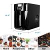 Countertop Ice Maker Machine, Portable Ice Makers Countertop, Make 60g ice in 6mins ,Ice cube shape with hollow cylinder, Make 9 pieces of ice at a ti