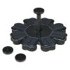 Solar Fountain Mini Bird Bath Floating Water Fountain Pool Pond Garden Decoration Watering Kit for Outdoor