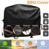 Free shipping Black Oxford Heavy Duty BBQ Cover Waterproof Barbecue Patio Grill Protector  YJ