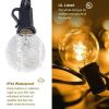 Free shipping 2Packs 25Ft G40 String Light 50 Globe Bulbs Patio Hanging String Lights Outdoor Light YJ