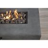 Living Source International Concrete Propane/Natural Gas Fire Pit Table (Dark )