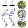 Butterfly Solar Wind Chimes Color-Changing Outdoor Waterproof LED Wind Chime Solar Powered Colorful Light