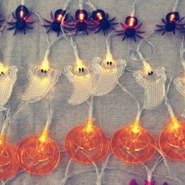 3pcs LED String Lights Halloween Indoor Garden Patio Party Pumpkin Lights (Color: C3)