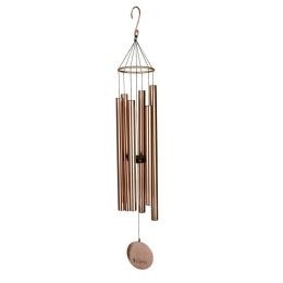 Large Deep Tone Windchime Chapel Bells Wind Chimes Outdoor Garden Home Decor (Option: 45" Rose Gold With 6 Tubes)