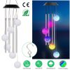 Solar Wind Chime Lights Butterfly Lamp 7 Color Changing String Lights