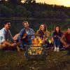 Outddor Patio Garden Beach Camping Bonfire Party Fire Pit With BBQ Grill