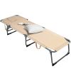 Folding Chaise Lounge Chair Bed Adjustable Outdoor Patio Beach