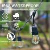 1/2PCS 48 ft Outdoor Waterproof LED Light Bulbs