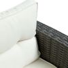 Outdoor Furniture Sofa Set with Large Storage Box