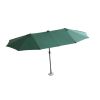 15FT Patio Double-Sided Umbrella with Solar LED Lights, Outdoor Market Umbrella with 48 Solar Powered LED Lights & Crank