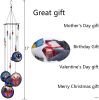 Garden Metal Wind Chimes Tree of Life Sympathy Crystal