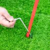 8FT Weather Resistant Yard Garden Windmill Red