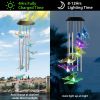 Solar Wind Chime Lights Butterfly Lamp 7 Color Changing String Lights