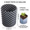 Recycled Material Air Root Pots Plant Root Trainer;  with Base Screws & Non-Woven Fabric Pot